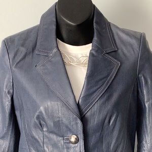 DANIER Leather Blazer